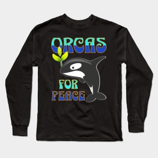 Orcas for Peace Long Sleeve T-Shirt